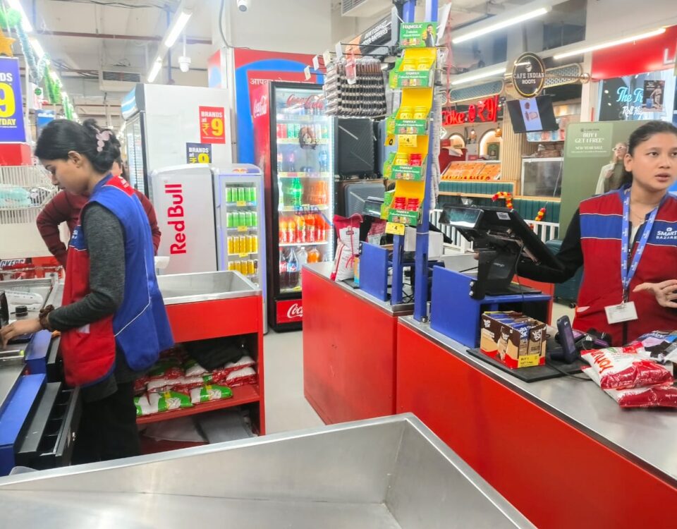 Women Manning the Counters